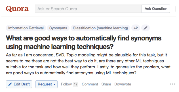 Quora 스크린샷