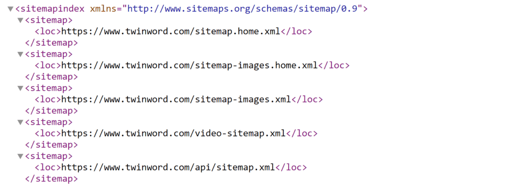 Sitemap.xml 예제