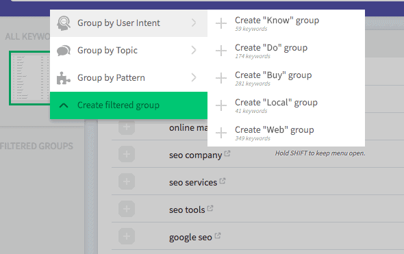 Twinword Ideas keyword tool