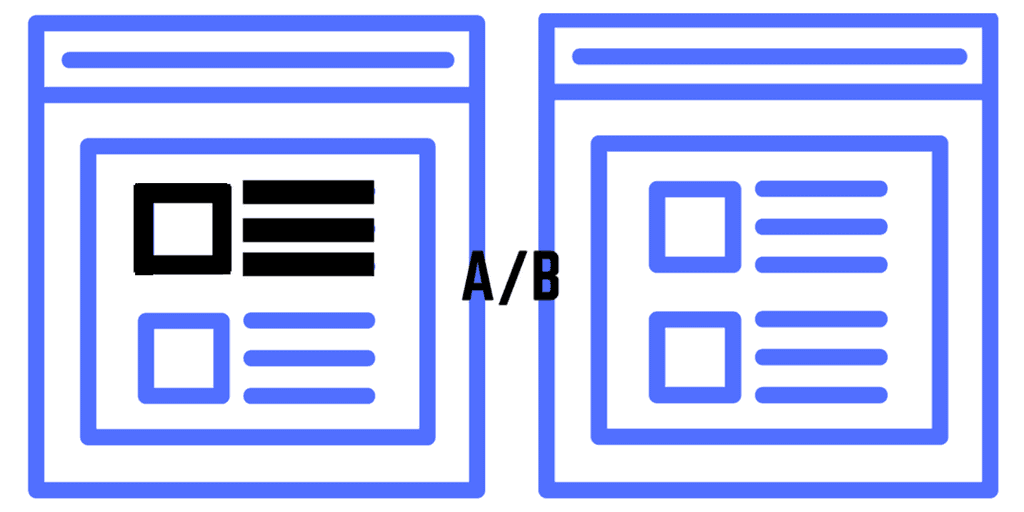 A/B 테스팅 웹페이지 비교