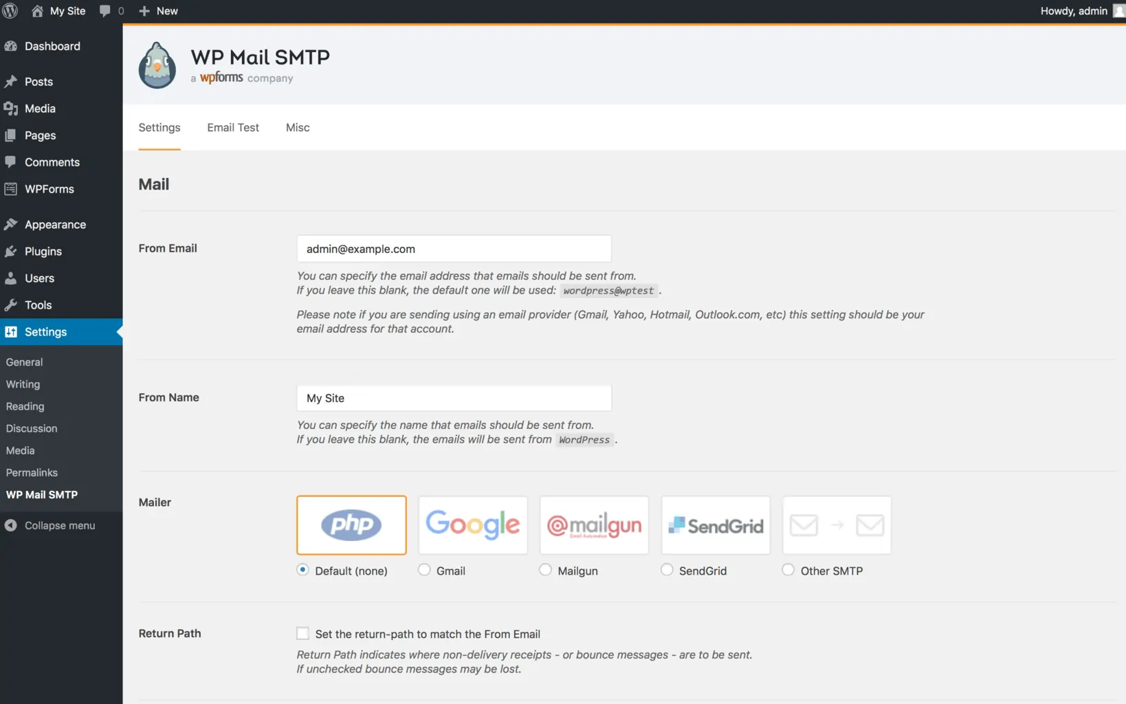 WP Mail SMTP